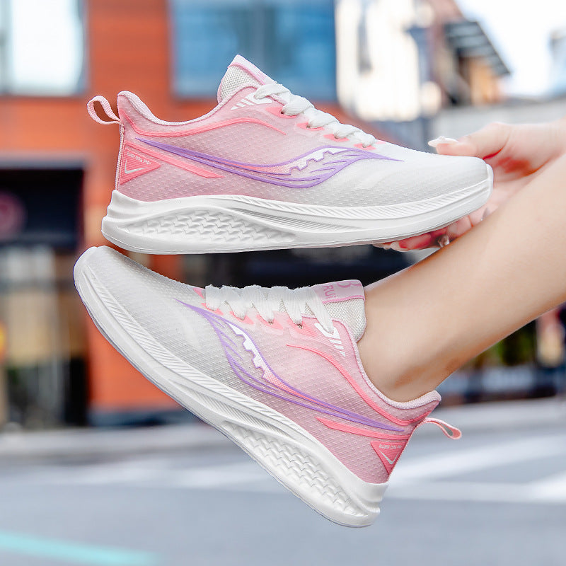 Chaussures de course léger respirant avec des semelles douces pour les étudiants tous les jours