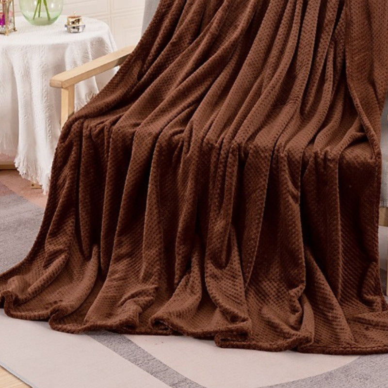 Couverture en peluche douce et chaude pour canapé ou lit confortable et confortable