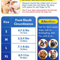 Muselière de chien, Masque de chien anti-Biting, Barking et Manger, Muselière de chien de taille moyenne, Muz de chien