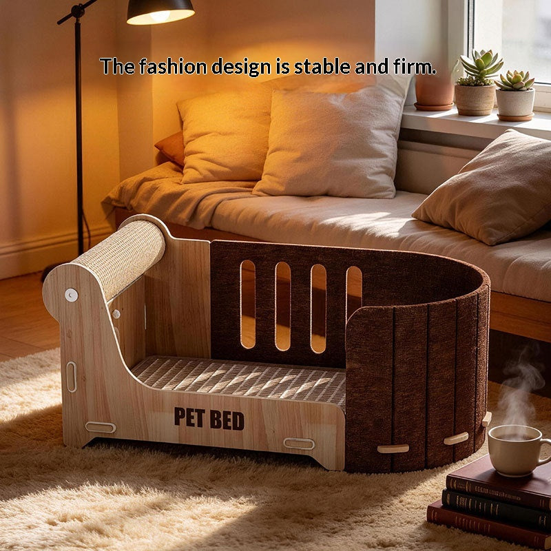 Sisal Scratching Post and Louncer Autonome Tout-en-un