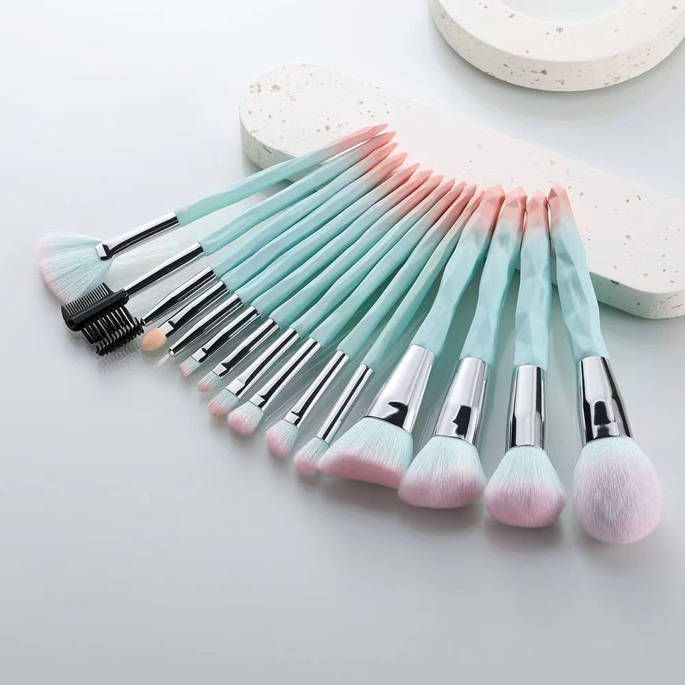 Ensemble complet de brosse de maquillage Blush de la laine d'ombre de la Fondation