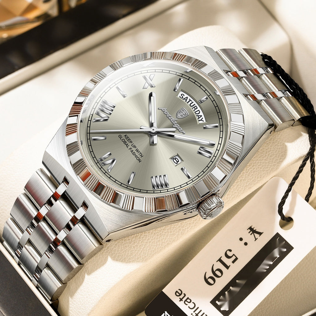 Trendy montre imperméable de nuit pour hommes