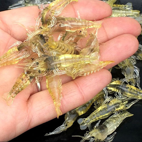 Leur lumineuse de crevettes crochetées de 4cm en PVC