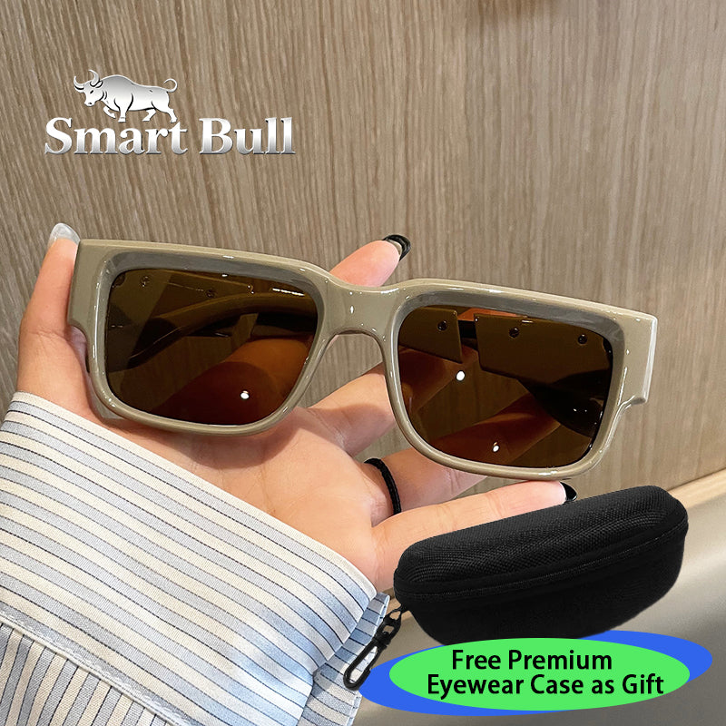 Lunettes de soleil retro à cadre épais pour hommes et femmes. Cette élégante lunettes