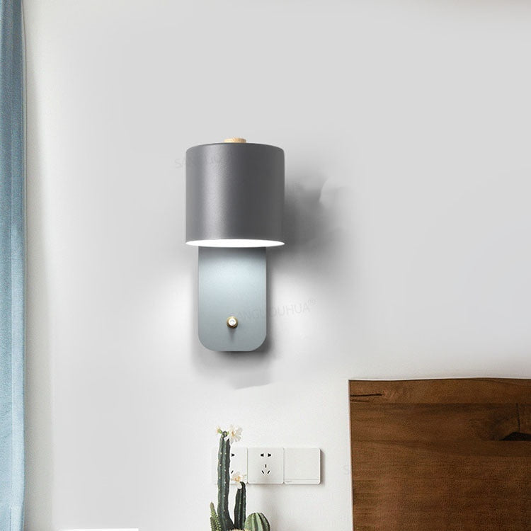 Lampe murale nordique simple et moderne lampe de chevet LED pour la chambre ou le salon avec A