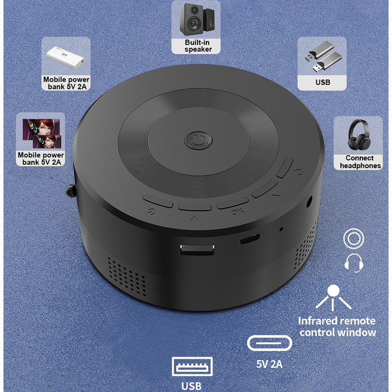Mini projecteur portable - cinéma maison de taille poche