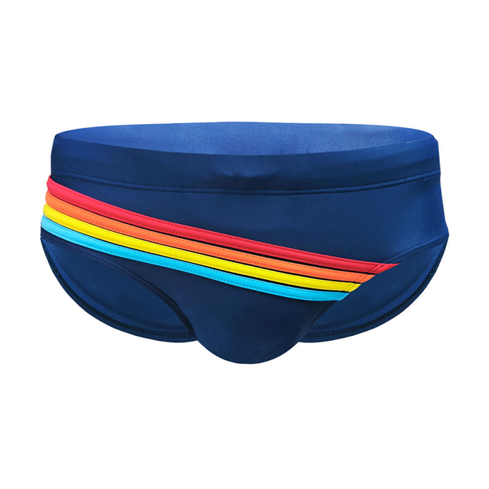 Trunks triangulaires de natation en arc-en-ciel en trois dimensions Simple élégant et en forme