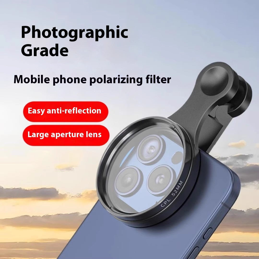 Mobile Phone Polarized Lens Special Photography HD Photo Filter Auxiliary Shooting