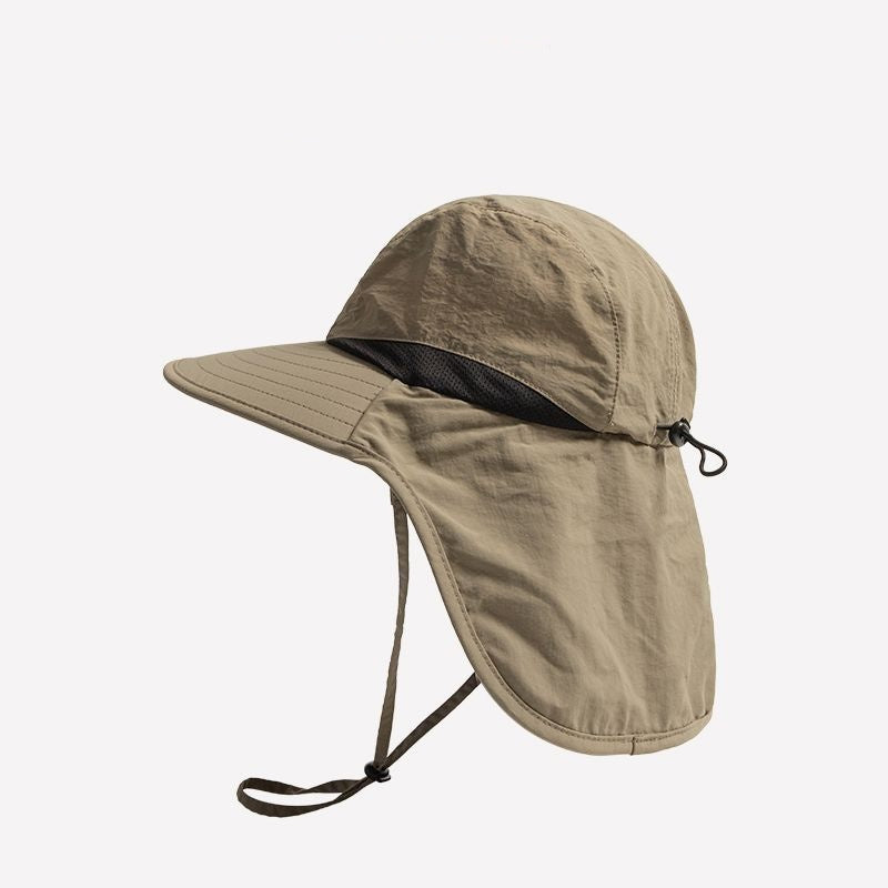 Chapeau extérieur de protection solaire avec chapeau de pêcheur de garde de cou
