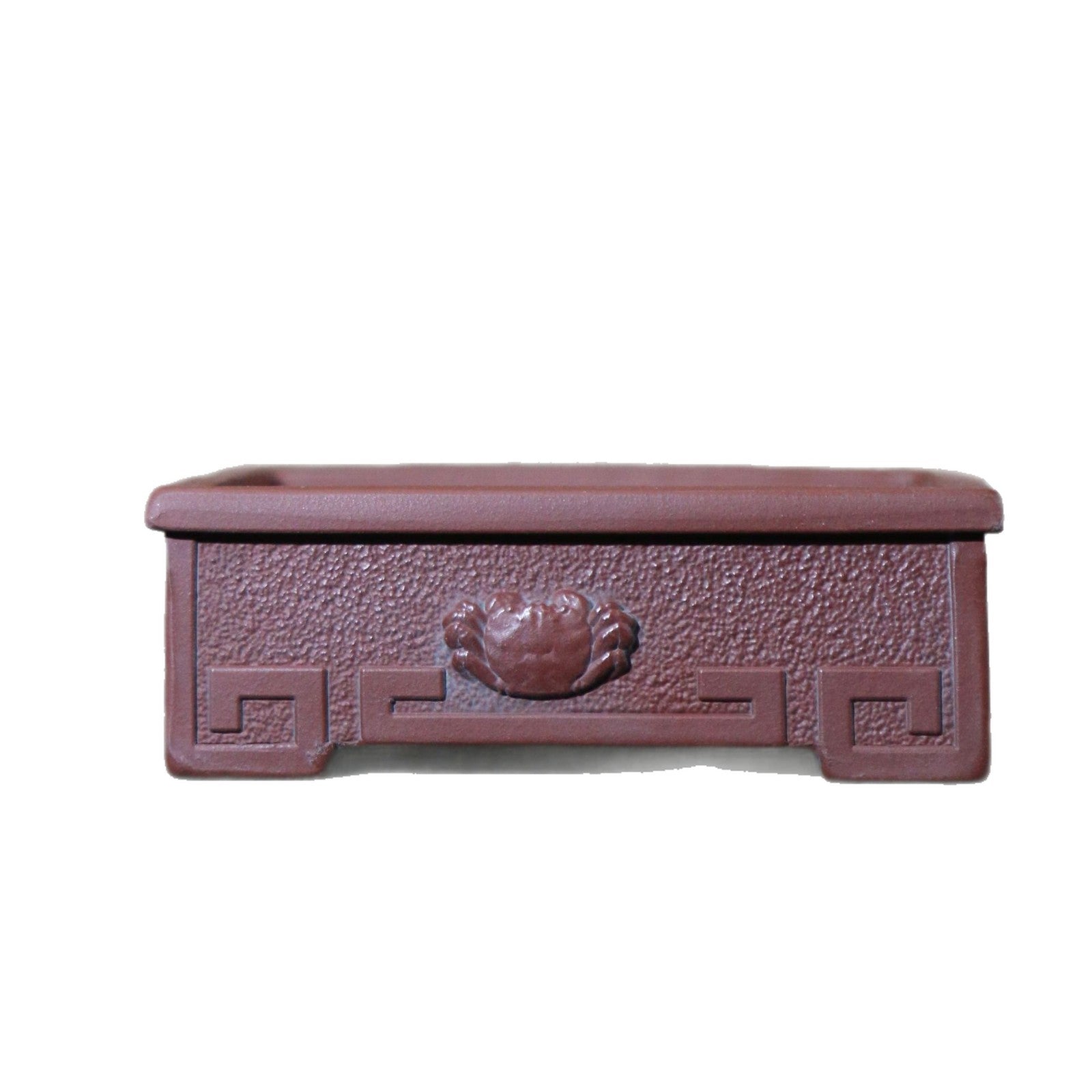 Pot à fleurs en argile rectangulaire fait main Yixing