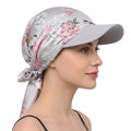 Fleur de cajou modèle Sateen carré écharpe avec chapeau imprimé