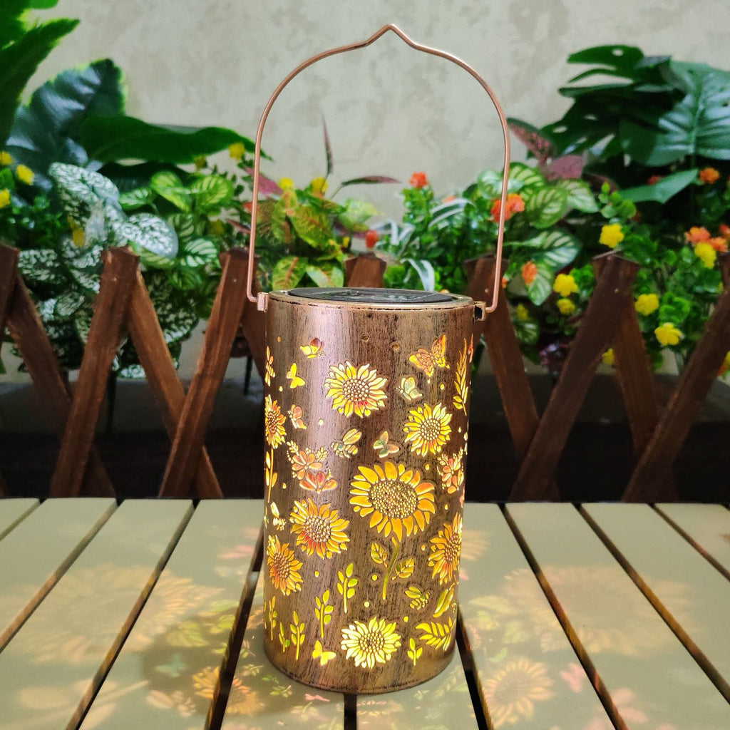 Lampe extérieure étanche solaire pour usage domestique