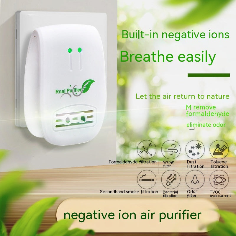 Accueil de bureau Purificateur d'anion d'air d'odeur anti-fumée secondaire