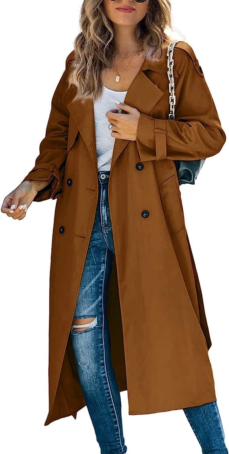 Femmes AutomneHiver brise-vent Casual Coat