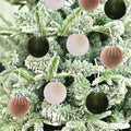 Bal de Noël en velours ornements 15 unités