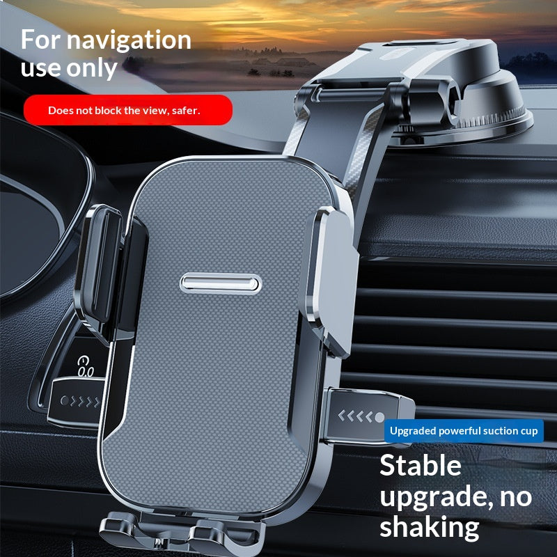 Porte-téléphone à aspiration automatique monté sur une voiture