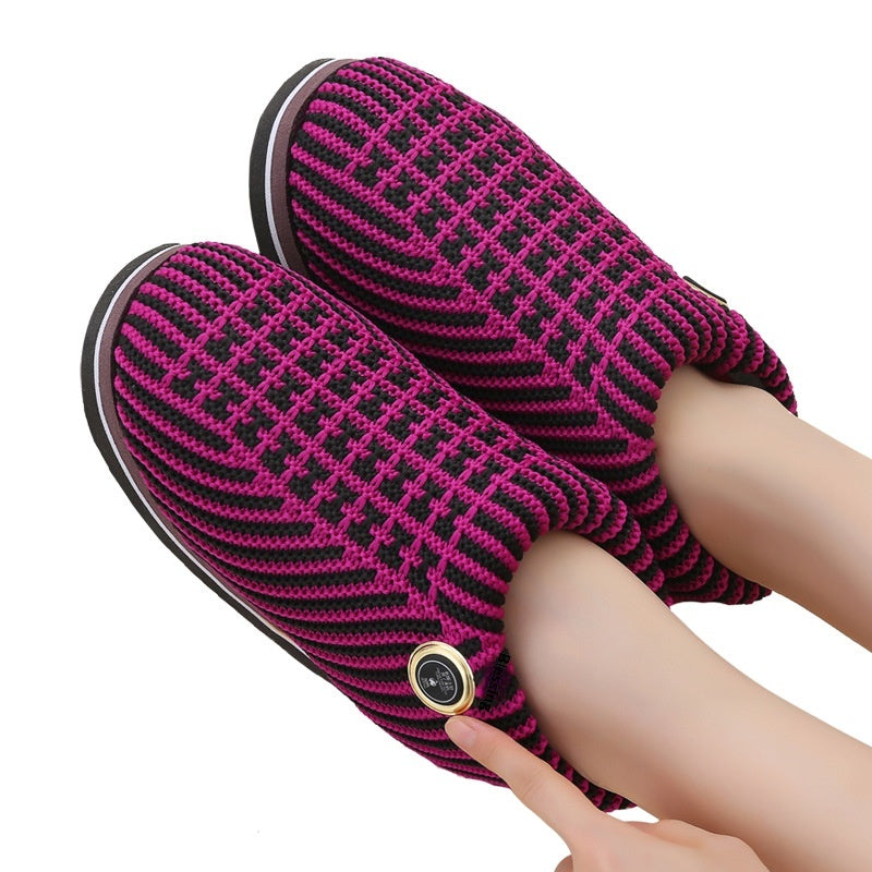 Chaussure de tricot à chaud électrique pour usage domestique