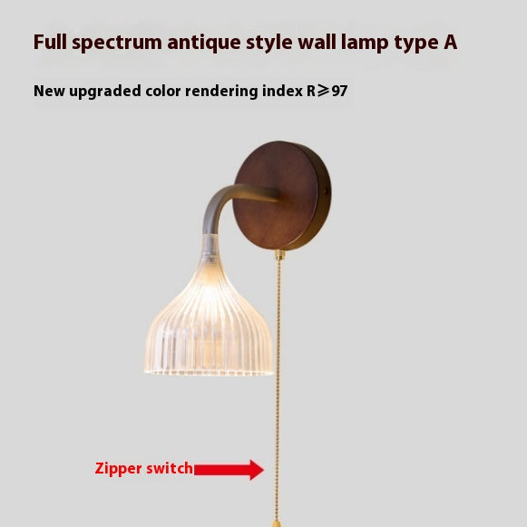Lampe murale mi-ancienne côté de lit Zipper de haute qualité
