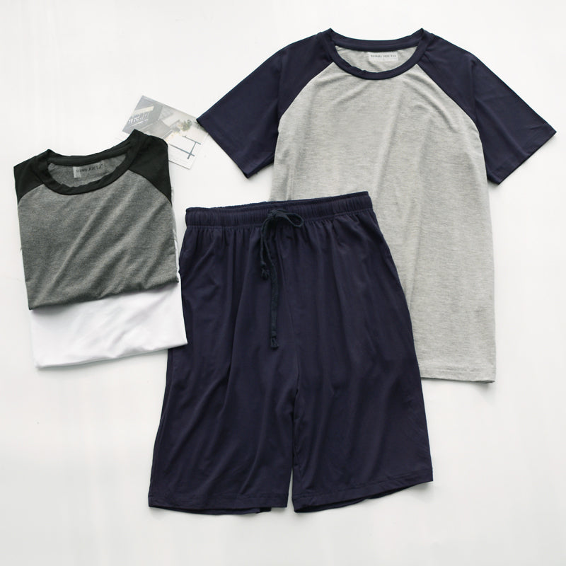 Ensemble modal de pyjamas d'été pour hommes