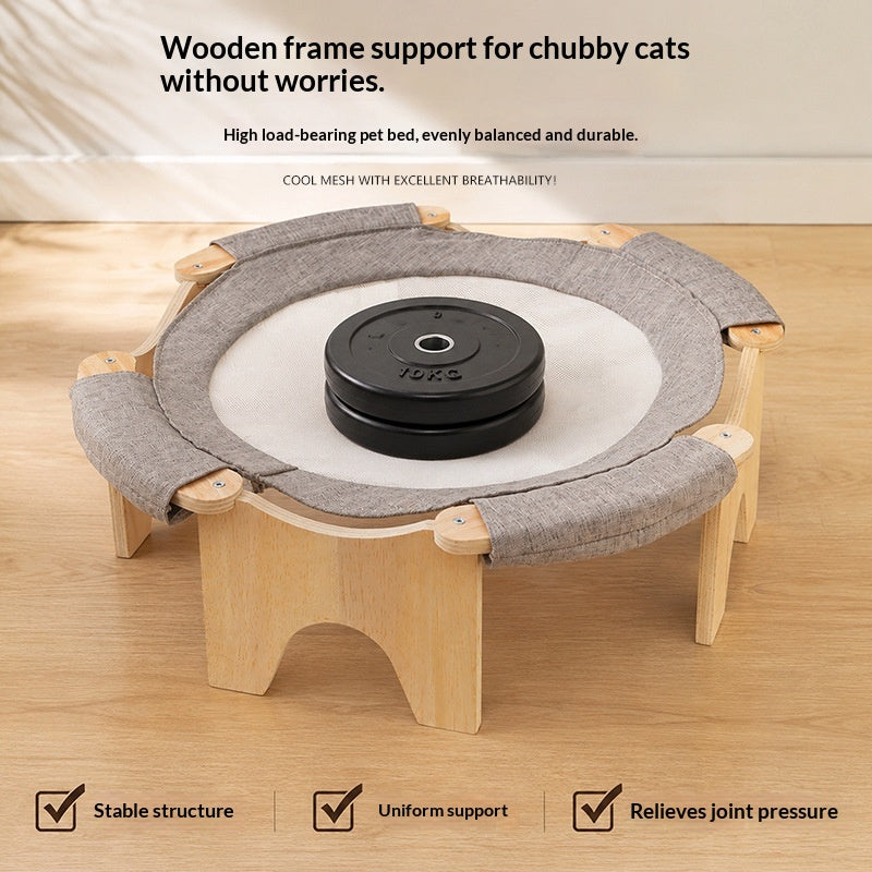 Hamac de chat amovible et lavable