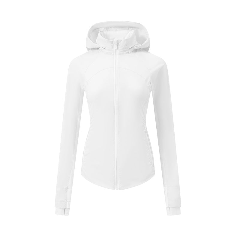 Femmes Outdoor Windproof Sports Top veste de yoga