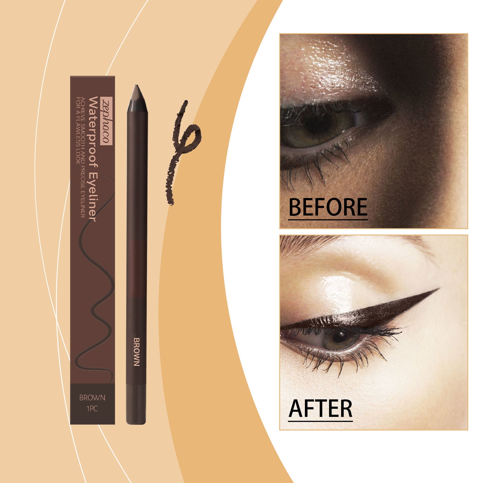 Eyeliner Brown imperméable