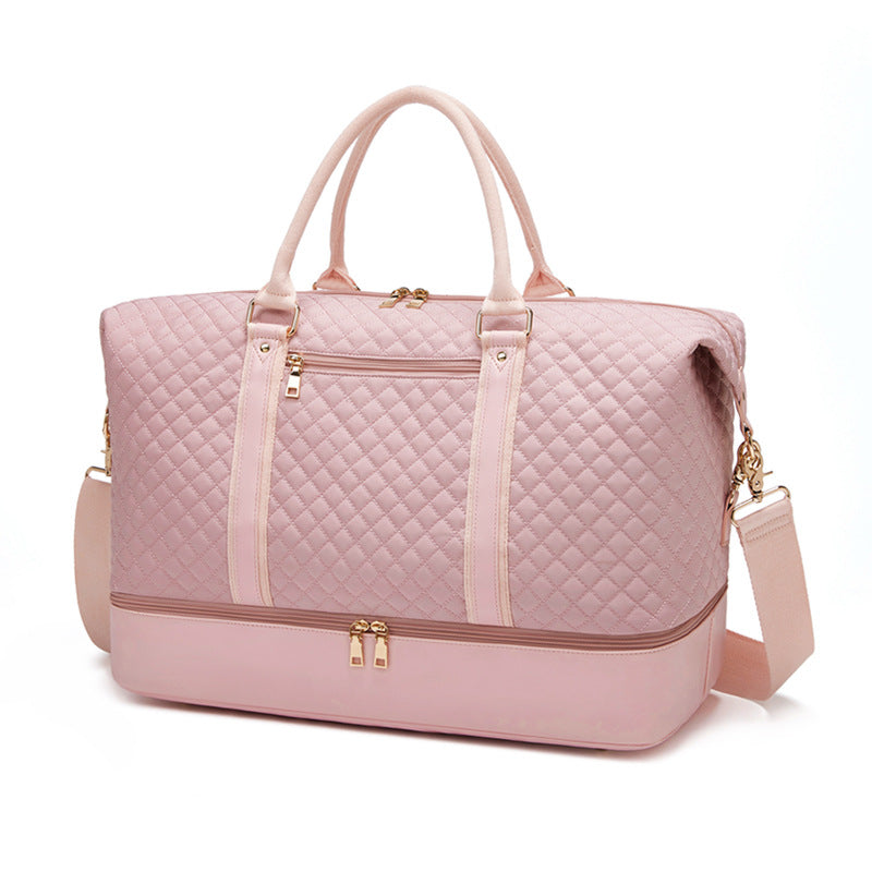 Sac de fitness pour femmes Rangement de chaussures Sac de voyage de grande capacité