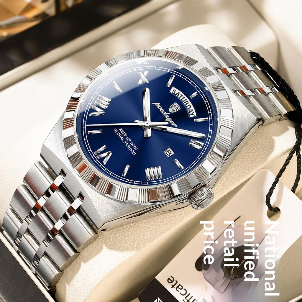 Trendy montre imperméable de nuit pour hommes