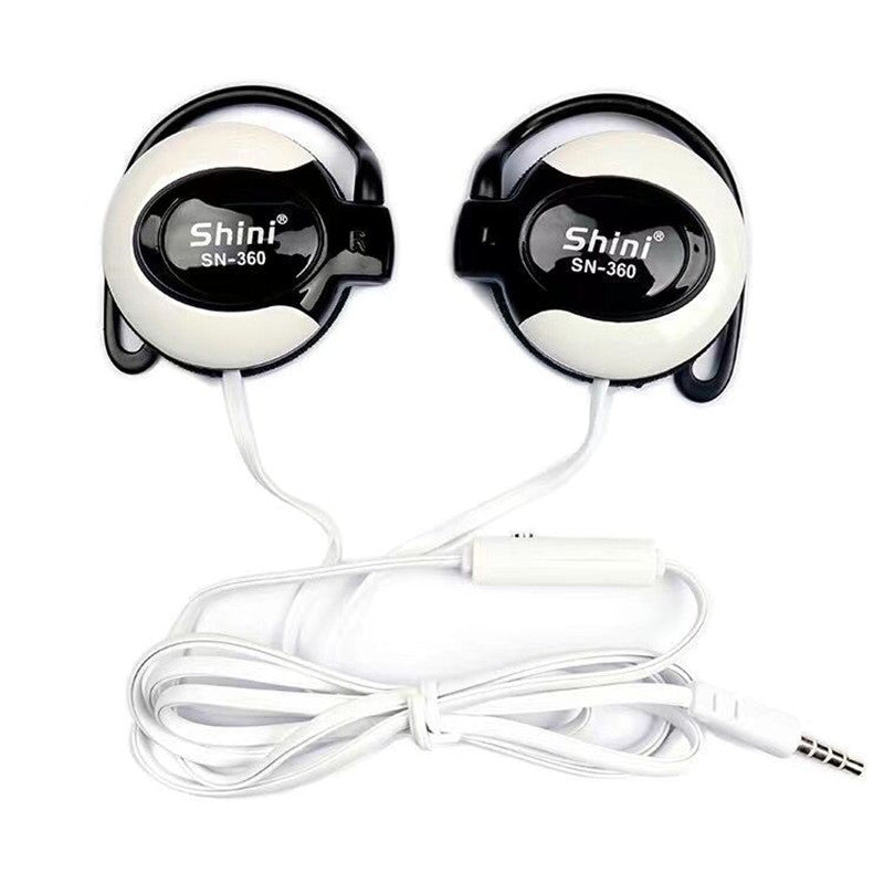 Ear Hook Earphones Surveillance Earphone Trou rond Universal Heavy Bass HD Casque Voix