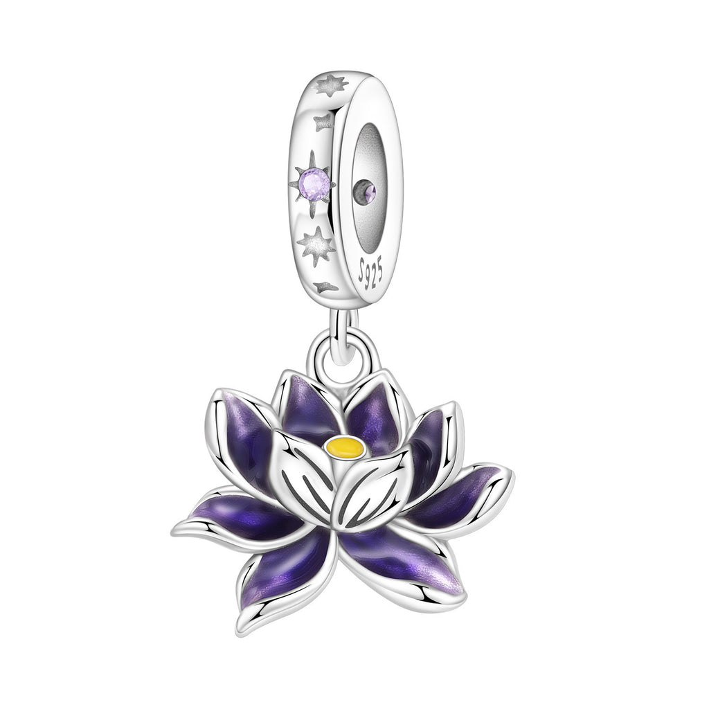 Lily de la vallée Iris et la fleur spinning bricolage bracelet pendentif accessoires