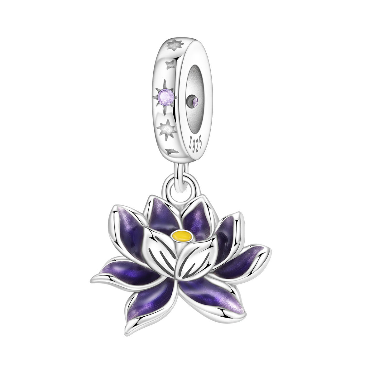 Lily de la vallée Iris et la fleur spinning bricolage bracelet pendentif accessoires