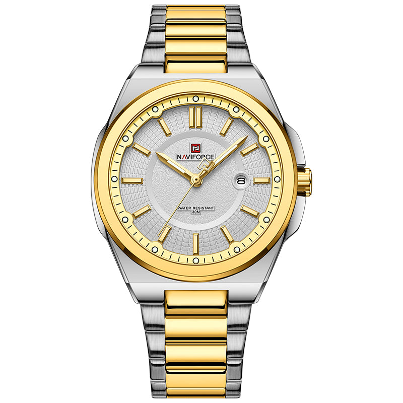 Elegant and simple steel watch for men