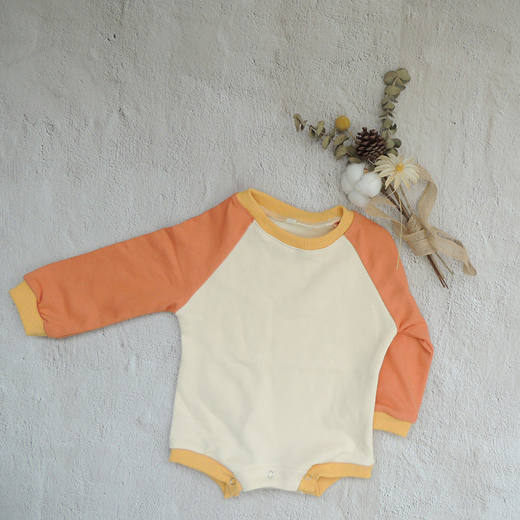Couleur contrastée Raglan Petit sweater Triangle Escalade