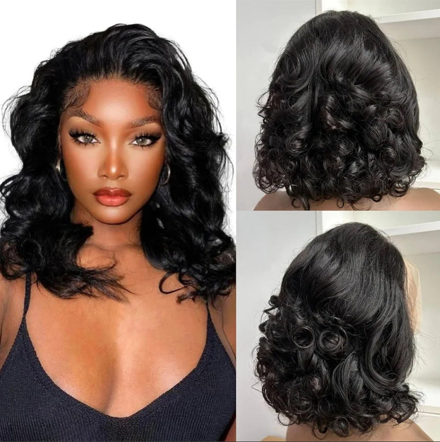 Perruque oblique 13x4 Perruque oblique frontale Cheveux humains