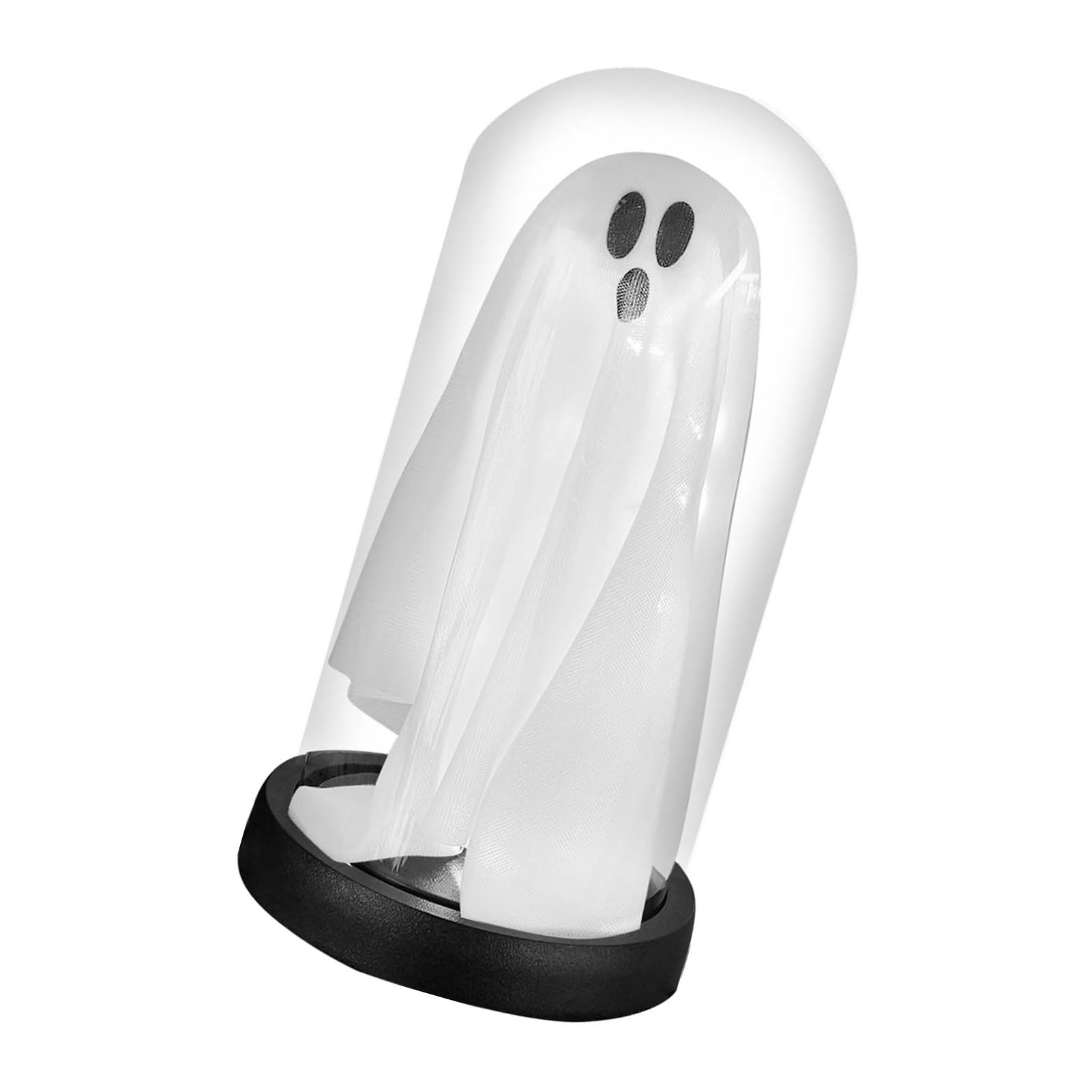 Light Up Ghost En verre Cloche LED Lighted mignon Ghost Tabletop Ornement pour la maison intérieure Ho