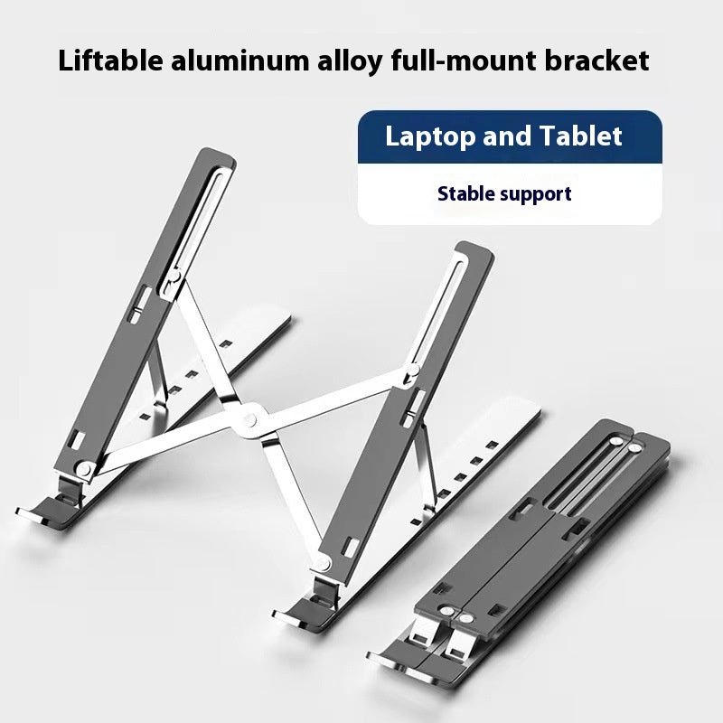 N3 En alliage d'aluminium Support pour ordinateur portable Refroidissement par pliage accru par support pour ordinateur tablette