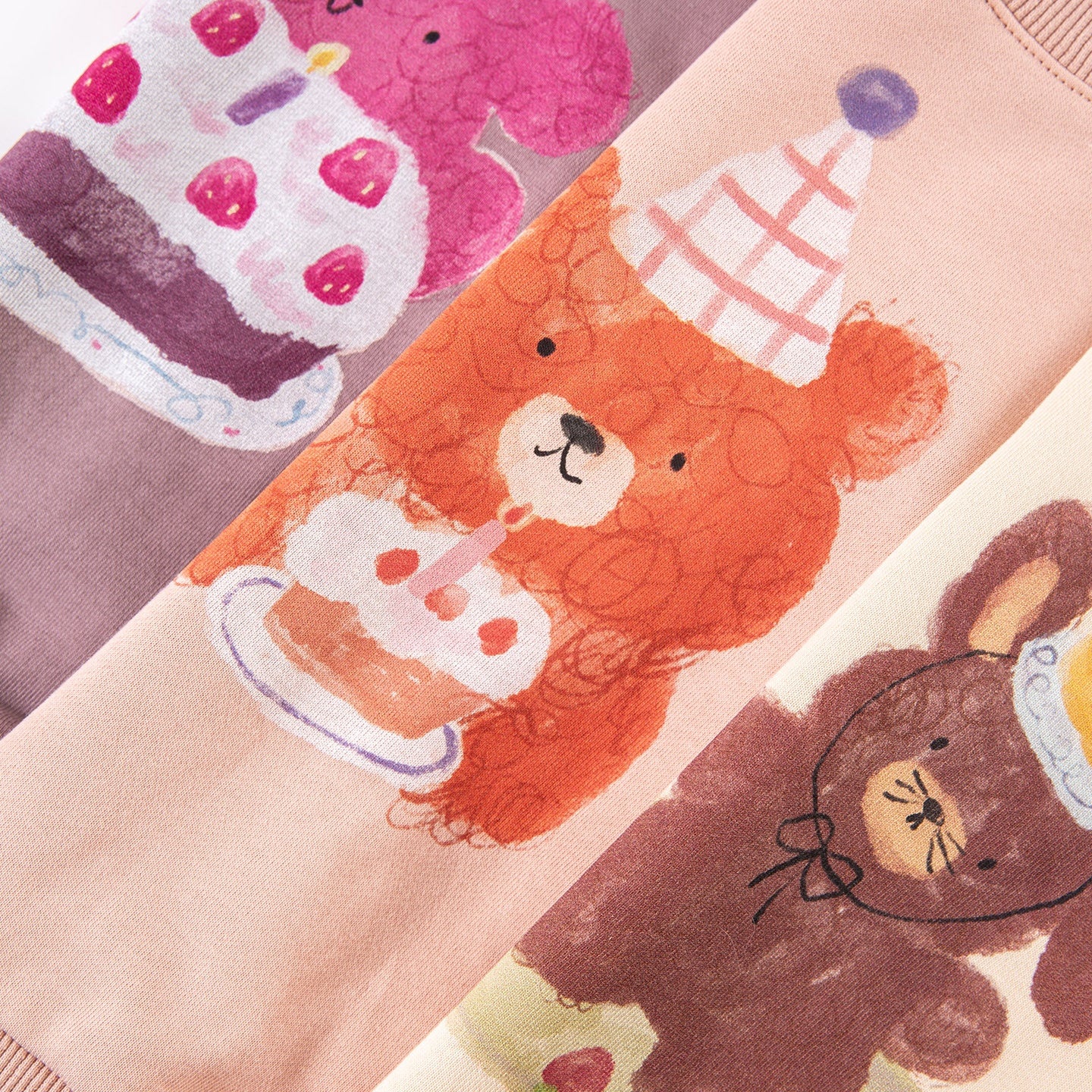 Cartoon-print Confortable Skin-friendly Simple Top Everyday