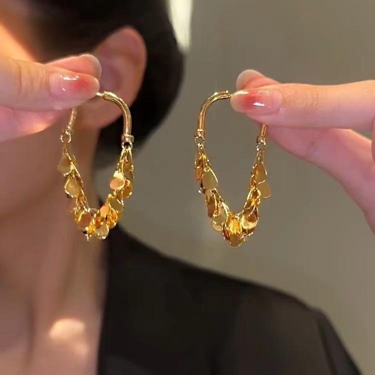 Boucles d'oreilles de la fleur de papillon des femmes