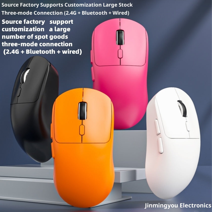 Bluetooth Wired Trois modèles Mouse Office Notebook Jeu Mute sans fil multicolore