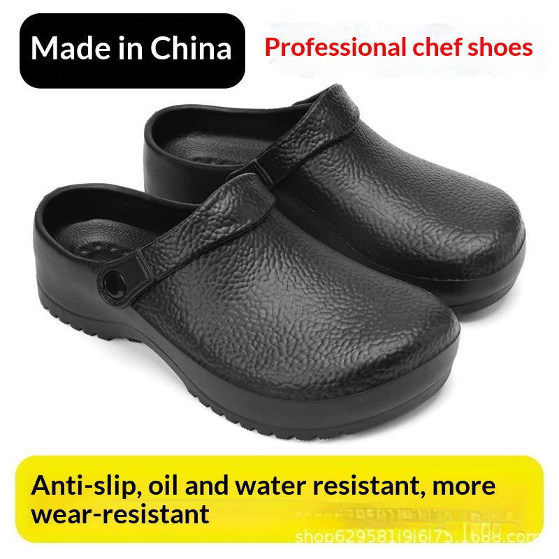 Chaussures de cuisine imperméables et antidérapantes