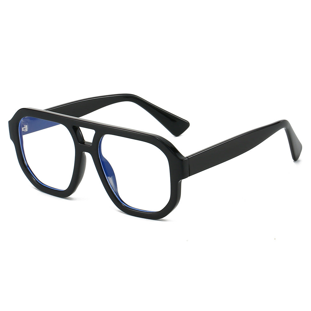 Lunettes de soleil polarisées pour pilotes avec un design double faisceau