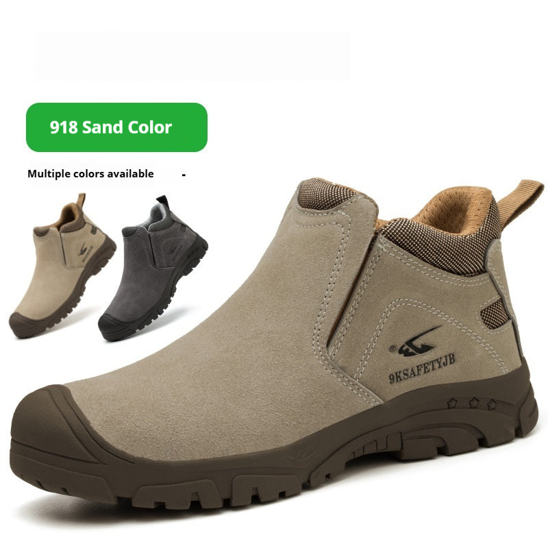 Chaussures de protection du travail de soudeur léger quatre saisons