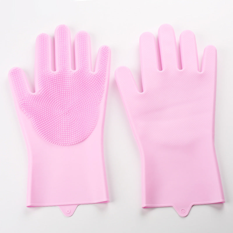 Gants de bain portatifs pour animaux domestiques anti-rayure et anti-Bite