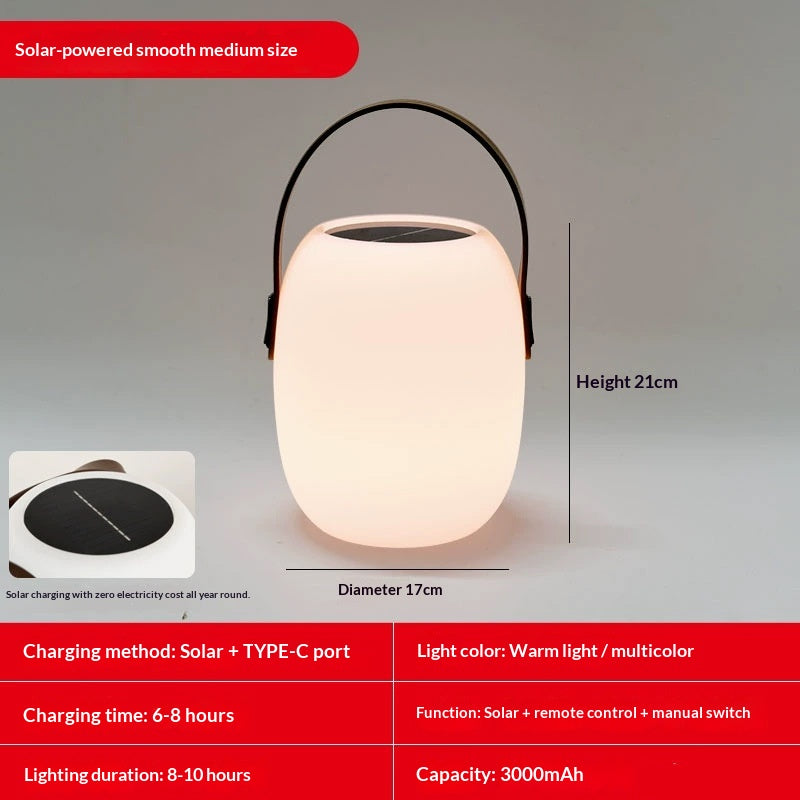 Portable lumière solaire extérieure pour charge