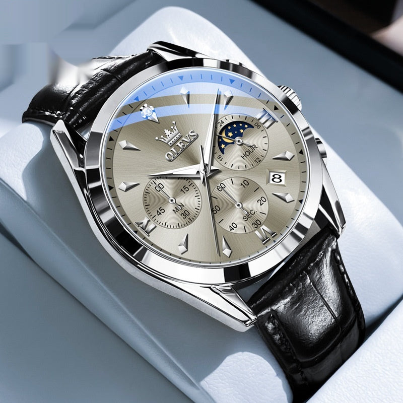 Montre de mode multifonctionnelle pour les hommes