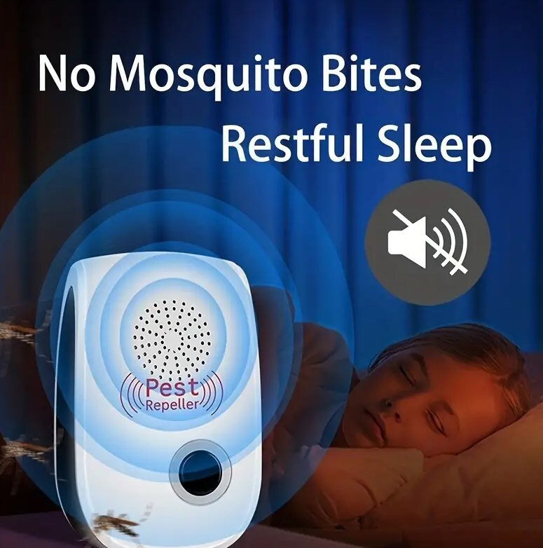 4X Ultrasonic Pest Control Repeller UK Mouse de souris de rat à rejet externe