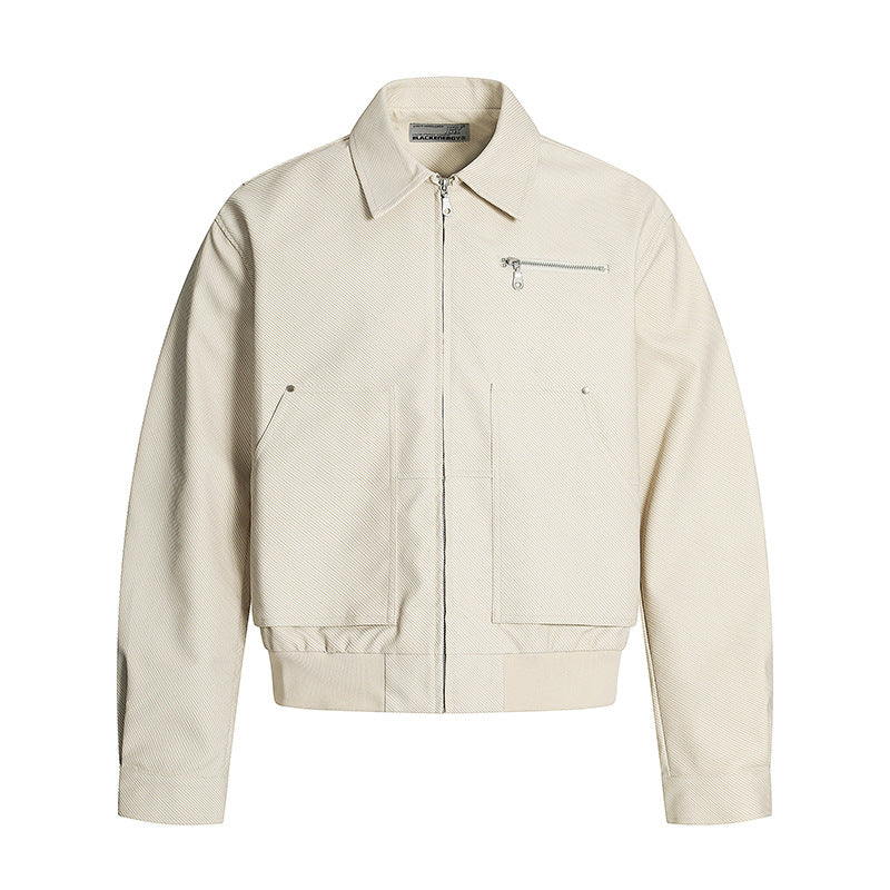 Retro Lavé Détresse en Cuir Loose-Fit Casual All-Match Jacket Top