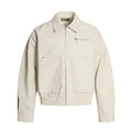 Retro Lavé Détresse en Cuir Loose-Fit Casual All-Match Jacket Top