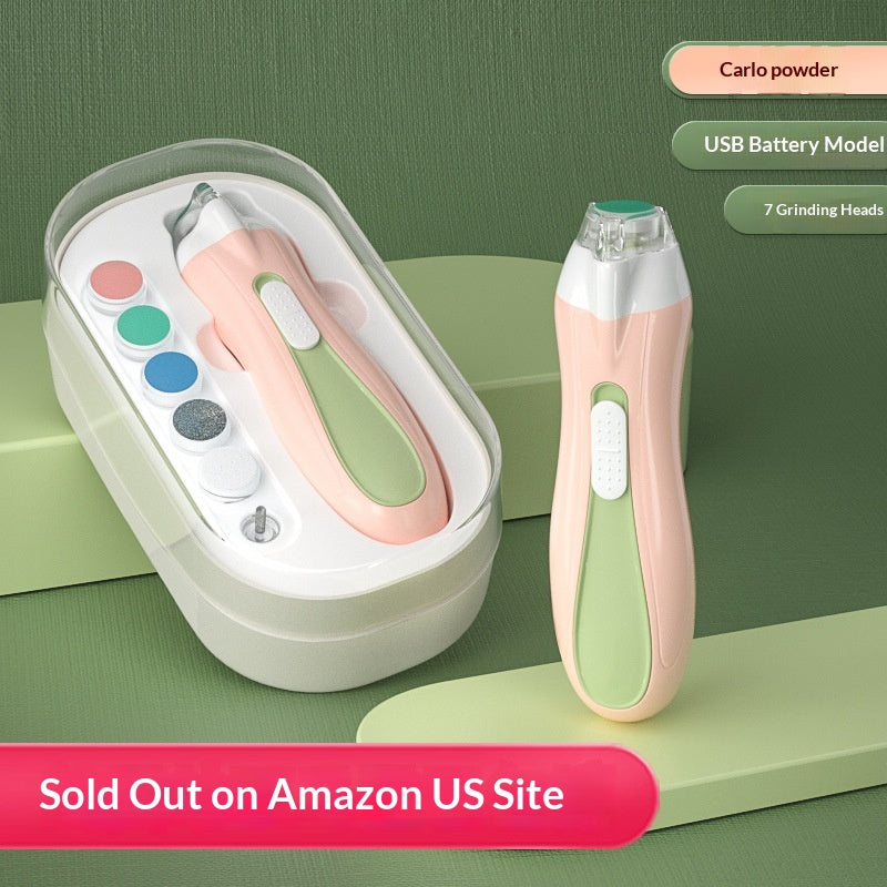 Brosse à ongles électrique pour bébé
