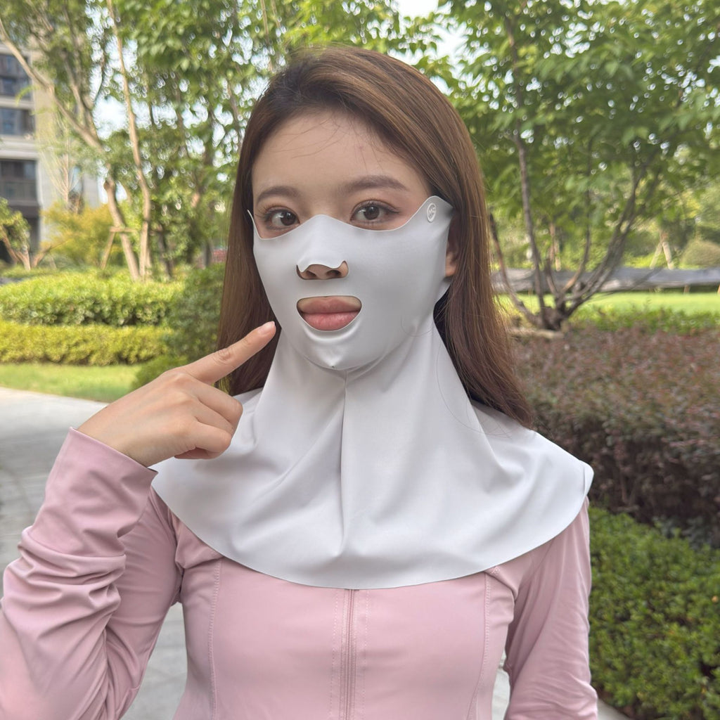 Masque visage protecteur du soleil pour les femmes Protection complète contre les UV